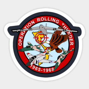 Operation Rolling Thunder - Vietnam 1965-68 Sticker